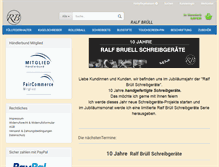Tablet Screenshot of bruell-shop.de